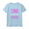 Magliette Divertenti Corsa - Corro per Bruciare la Pazzia - T-shirt Ironica per Amanti della Corsa - Marca HapTiger