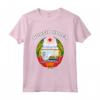 Maglietta della Corea del Nord - Stemma e Bandiera Tee Souvenir - Orgoglio Nazionale Coreano T-shirt Calcio
