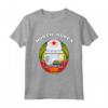 Maglietta della Corea del Nord - Stemma e Bandiera Tee Souvenir - Orgoglio Nazionale Coreano T-shirt Calcio
