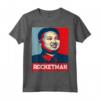 Rocket Man Kim Jong Un - Divertente maglia della Corea del Nord - T-shirt Politica Trump e Kim Jong Un - Ideale come Regalo per Patrioti