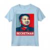 Rocket Man Kim Jong Un - Divertente maglia della Corea del Nord - T-shirt Politica Trump e Kim Jong Un - Ideale come Regalo per Patrioti