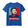 Rocket Man Kim Jong Un - Divertente maglia della Corea del Nord - T-shirt Politica Trump e Kim Jong Un - Ideale come Regalo per Patrioti