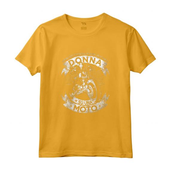 Biker Motociclista Moto Bike Motorcycle Donna Motocicletta Maglietta - Idea Regalo Compleanno per Motocicliste Appassionate di Corse