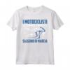 Motociclista I Motociclisti Non Invecchiano - Maglietta Divertente per Amanti delle Moto - Ideale come Regalo