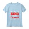 King Of The Coupons - Couponing Maglietta con Collo a V per Amanti dei Coupon e Couponer Estremi - Ideale per Risparmiare con Stile