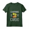 Donna HapTiger - Maglietta Principiante Couponer con Organizzatore Couponing - Couponing è il mio Cardio