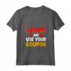 Laugh And Use Your Coupon - Maglietta Couponing con Collo a V - Ideale per Amanti e Couponer - Acquista Online