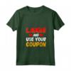 Laugh And Use Your Coupon - Maglietta Couponing con Collo a V - Ideale per Amanti e Couponer - Acquista Online