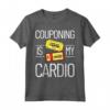 HapTiger Principiante - Organizzatore Couponer Maglietta - Couponing è il mio cardio - Ideale per gli amanti dei codici sconto