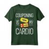 HapTiger Principiante - Organizzatore Couponer Maglietta - Couponing è il mio cardio - Ideale per gli amanti dei codici sconto