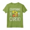 HapTiger Principiante - Organizzatore Couponer Maglietta - Couponing è il mio cardio - Ideale per gli amanti dei codici sconto