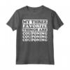 Le mie tre cose preferite includono Couponing Maglietta - Divertente T-shirt per Amanti del Risparmio