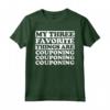 Le mie tre cose preferite includono Couponing Maglietta - Divertente T-shirt per Amanti del Risparmio