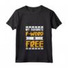 My Favorite F Word Is Free - Couponing Maglietta con Collo a V per Collezionisti e Amanti delle Offerte - Design Divertente