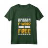 My Favorite F Word Is Free - Couponing Maglietta con Collo a V per Collezionisti e Amanti delle Offerte - Design Divertente
