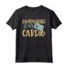 HapTiger - Maglietta Organizzatore Couponer Principiante - Couponing è il mio cardio - Ideale per Risparmiare con Codici Coupon