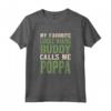 My Favorite Buddy Candle Making Poppa - T-shirt Candle Addict per papà - Ideale per Regali Unici o Amanti delle Candele