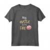 Candela Divertente che Fa Candela Creatore Maglietta - My Hustle is on Fire - Ideale per Regalo di Compleanno o Natale