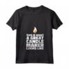 Donna Candela che fa - Candlemaker Maglietta con Collo a V - Abbigliamento Creativo per Donne Appassionate di Candele