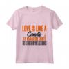 Amore come Candela - Roba Calda Divertente - Maglietta Umore Creativo con Taglio Classico
