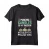Donna Fare Candele - Maglietta Creatore Di Candele con Collo a V - Ideale per Amanti delle Candele e Artigiani