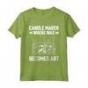 Creatore di Candele Hobby - Fare Candelmaking - Amante Maglietta per Appassionati di Candele e Hobbisti Creativi