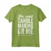 Divertente Candela che Fa Candela Creatore Amore Maglietta - Ideale per Produttori di Candele e Amanti delle Candele