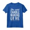 Divertente Candela che Fa Candela Creatore Amore Maglietta - Ideale per Produttori di Candele e Amanti delle Candele