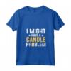 Donna Potrei avere un problema con le candele - Maglietta Creatore di Candele con Collo a V - Ideale per Produttori e Amanti delle Candele