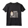 Donna Scusa non ero candela - Maglietta con Collo a V per Fare Candele - Design Carino e Divertente