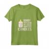 Donna Scusa non ero candela - Maglietta con Collo a V per Fare Candele - Design Carino e Divertente