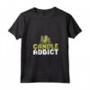 Donna Candle Addict - Maglietta con Collo a V per Amanti delle Candele - Regalo Ideale per Produttori di Candele a Natale o Compleanno