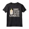 Scusa non ero candela - Maglietta carino con frase divertente per donne e ragazze - Ideale come regalo per amanti delle candele