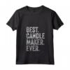 Donna - Il Miglior Creatore di Candele Mai - Maglietta Divertente per Fabbricazione di Candele con Collo a V - Ideale per Appassionati di Candele