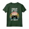 Gioielli Creatore Di Giorno, Gaming Addict Di Notte Maglietta - Regalo Divertente per Gioiellieri Videogiocatori - Design Vintage Tramonto