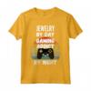 Gioielli Creatore Di Giorno, Gaming Addict Di Notte Maglietta - Regalo Divertente per Gioiellieri Videogiocatori - Design Vintage Tramonto