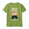 Gioielli Creatore Di Giorno, Gaming Addict Di Notte Maglietta - Regalo Divertente per Gioiellieri Videogiocatori - Design Vintage Tramonto
