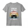 Gioielli Creatore Di Giorno, Gaming Addict Di Notte Maglietta - Regalo Divertente per Gioiellieri Videogiocatori - Design Vintage Tramonto