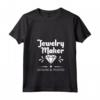 Donna Creatore di Gioielli - Maglietta Orafo con Collo a V - Keep Calm I'm a Goldsmith