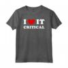 I Love It Critical - Mi Piace Critico Maglietta con Design Vintage - Ideale per gli Amanti dell'Arte