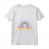 Donna Ero Felice Piena di Vita - T-shirt Critico Alimentare con Collo a V - Regalo per l'Amico Salutista Frustrato o Stanco