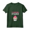 Donna - Critico Alimentare - It's Cupcake O'clock Maglietta con Collo a V - Ideale per Food Blogger e Amanti dei Dolci