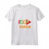 Food Vlogger | Critico Alimentare del Ristorante | Food Writer Foodie Maglietta con Collo a V - Ideale Regalo per Cucinare e Mangiare - Compleanno, Natale, Festa del Papà