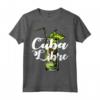 Divertente Viva Libre Cuba Cocktail T-shirt - Maglietta per Feste e Amanti del Whisky e del Vino - Regalo Unico per Natale o Compleanno