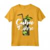 Divertente Viva Libre Cuba Cocktail T-shirt - Maglietta per Feste e Amanti del Whisky e del Vino - Regalo Unico per Natale o Compleanno