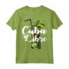 Divertente Viva Libre Cuba Cocktail T-shirt - Maglietta per Feste e Amanti del Whisky e del Vino - Regalo Unico per Natale o Compleanno