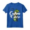 Divertente Viva Libre Cuba Cocktail T-shirt - Maglietta per Feste e Amanti del Whisky e del Vino - Regalo Unico per Natale o Compleanno