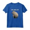 Ok io tirare su Capybara Maglietta - Regalo Versatile per Feste e Occasioni Speciali - Idea Regalo per Tutti!
