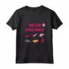 Cool Girls Dinosaur Shirt - Regalo Tshirt Bambini Love Dinos - Ideale per Festa di Compleanno - Maglietta Ragazza