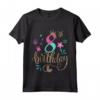 Bambino Maglietta Regalo per Ragazze di Compleanno 8 Anni della Sirena - Amore e Sirena Tee per Bambine - Ideale per Figlie, Nipoti, e Sorelle